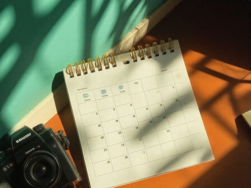 Create a visually captivating social media content calendar with engaging designs tailored to your brand's aesthetic.